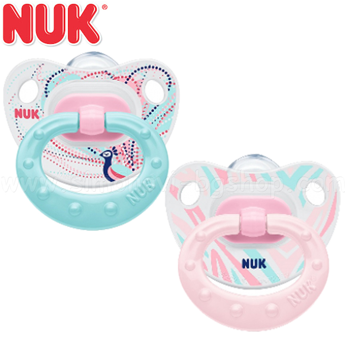 Nuk Happy Days    0-6 2 Blue/Pink